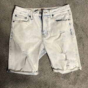 American Eagle Jean Shorts | Ripped, Light-wash | 31 waist | Above Knee